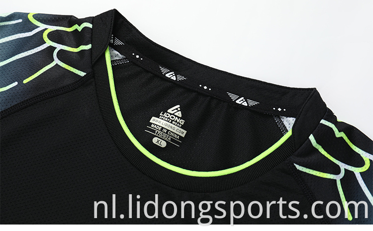 2021 Tennishirt Polyester trainingskleding maken uw eigen logo dames tennisjersey